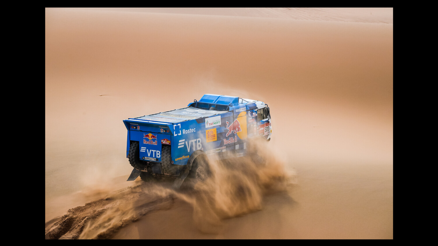 Slideshow Bild - 500 Karginov Andrey, Mokeev Andrey, Leonov Igor, Kamaz, Kamaz - Master, Camion 11th stage of the Dakar 2021 between Al-Ula and Yanbu- Photo Anonin Vincent DPPI